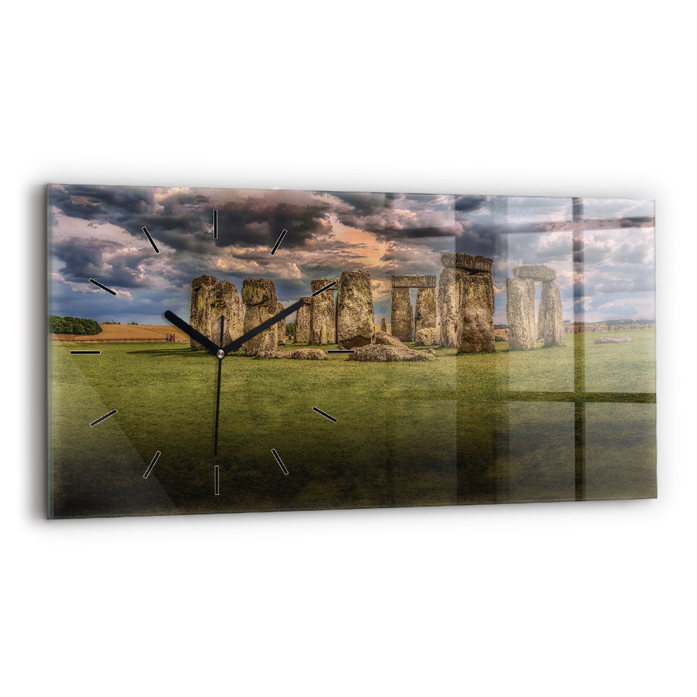 Négyszögletes üvegóra vízszintesen 60x30 Stonehenge Nimbostratus