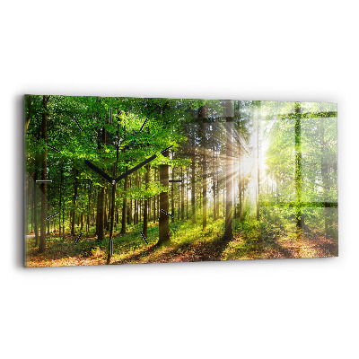 Üvegóra vízszintesen 60x30 Erdei napfelkelte