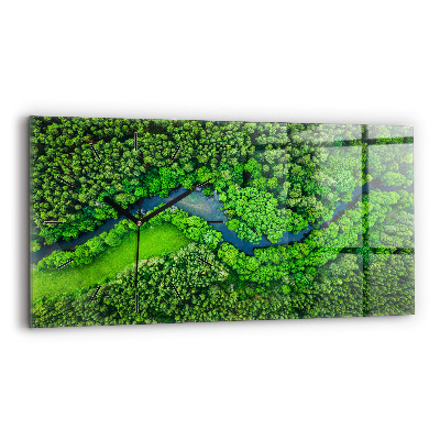 Üvegóra vízszintesen 60x30 Folyó az erdőben