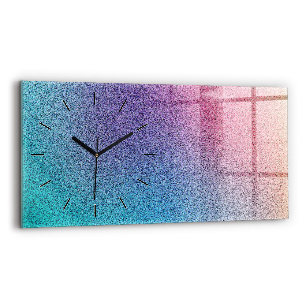 Négyszögletes üvegóra vízszintesen 60x30 Gradiens minta