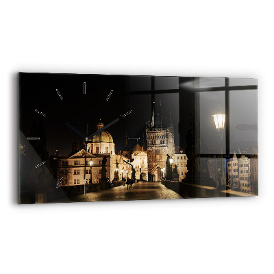 Üvegóra vízszintesen 60x30 Károly híd Prágában