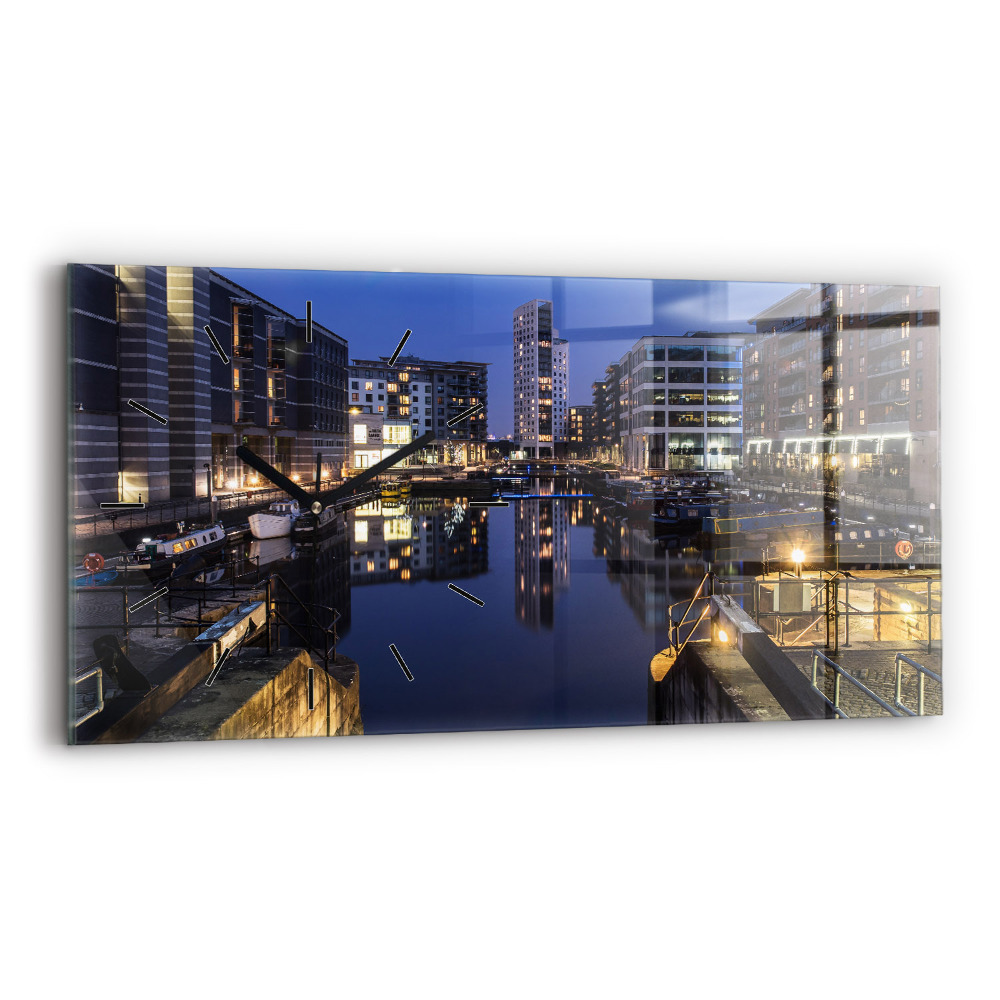 Üvegóra vízszintesen 60x30 Éjjel kivilágított város