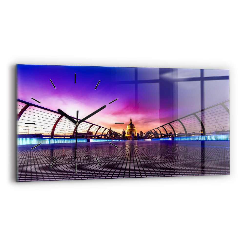 Vízszintes üvegóra 60x30 Szent Pál székesegyház