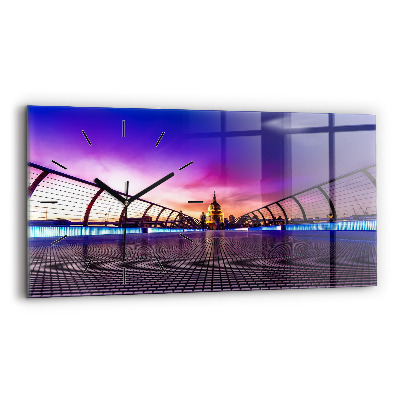 Vízszintes üvegóra 60x30 Szent Pál székesegyház