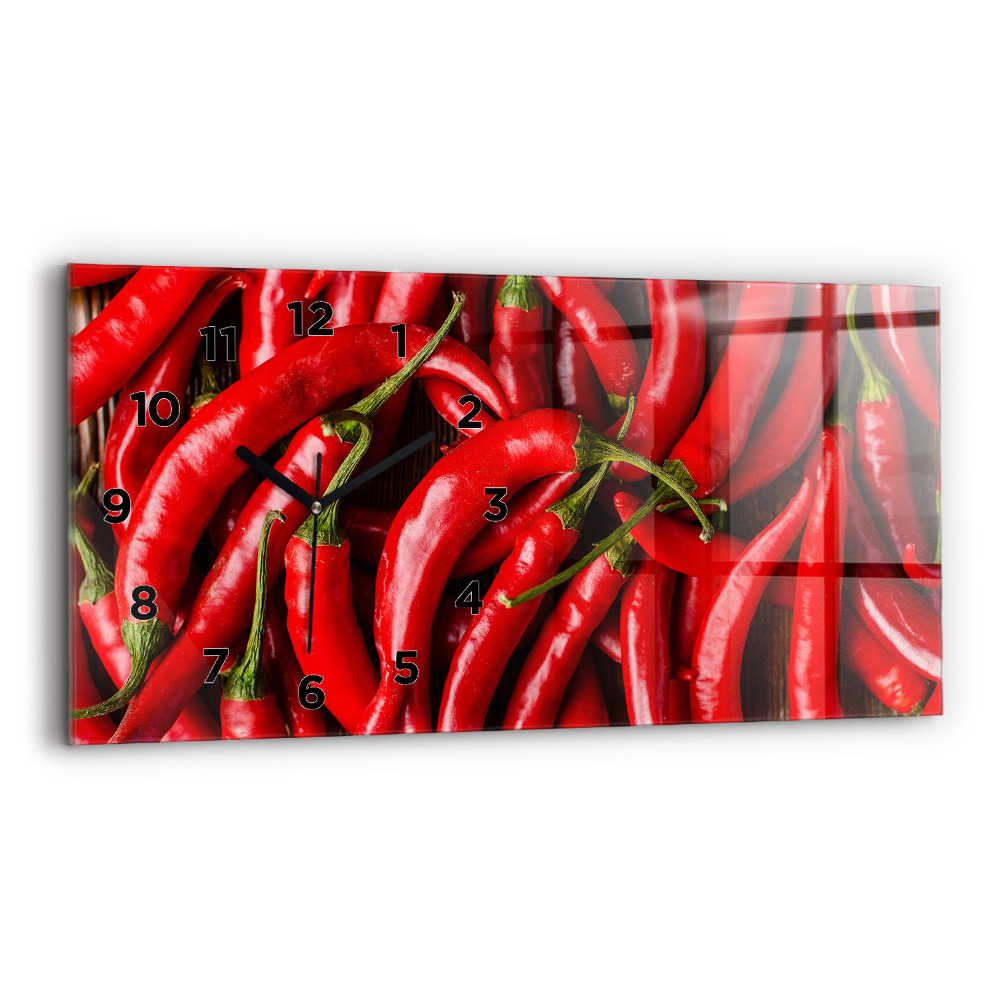 Vízszintes üvegóra 60x30 Forró paprika