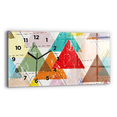 Üvegóra vízszintesen 60x30 Háromszögek geometriai minta