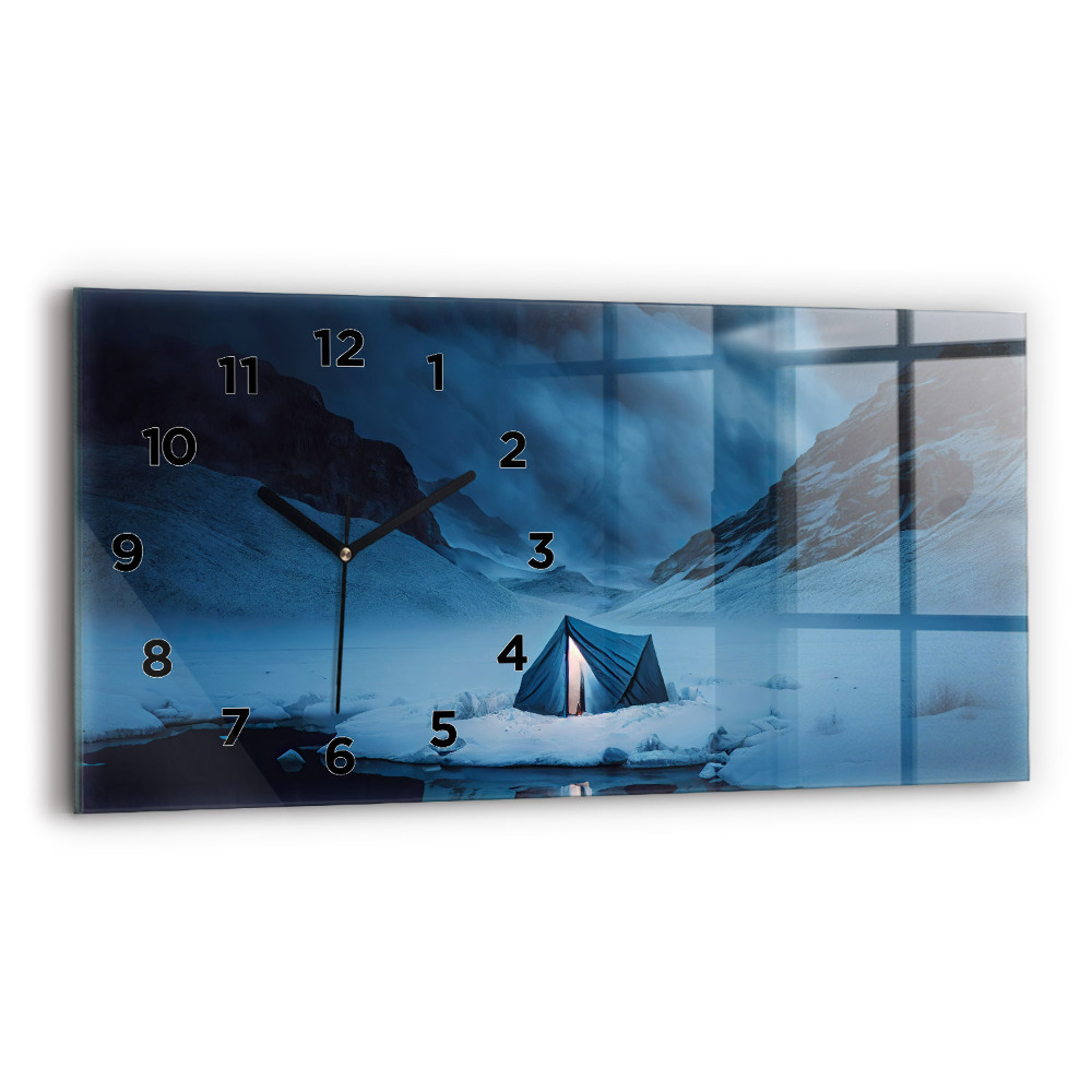 Üvegóra vízszintesen 60x30 Sátor az izlandi hegyekben