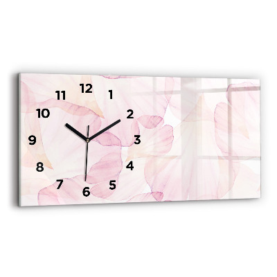 Üvegóra vízszintesen 60x30 Akvarell szirmok