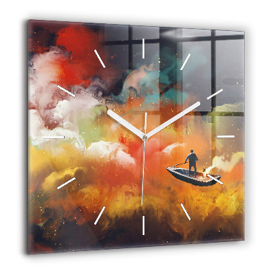 Szögletes fali üvegóra 60x60 Absztrakt kép