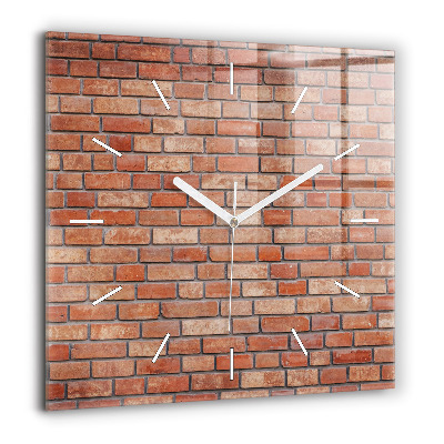 Szögletes fali üvegóra 60x60 Téglafal