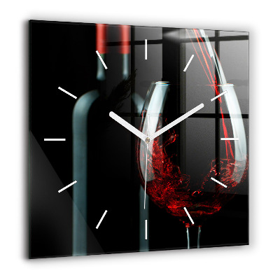 Szögletes fali üvegóra 60x60 Egy üveg bor