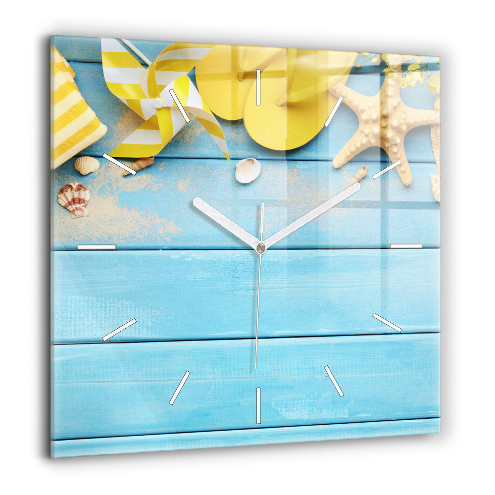 Négyzetes üvegóra 60x60 Tengerparti kiegészítők és deszkák