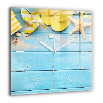 Négyzetes üvegóra 60x60 Tengerparti kiegészítők és deszkák