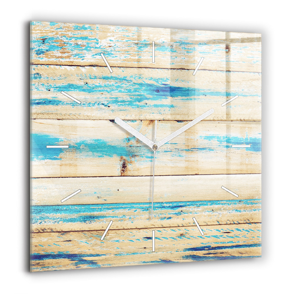 Szögletes fali üvegóra 60x60 Karcos fa