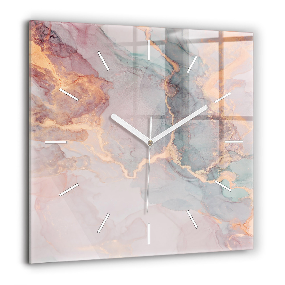 Szögletes fali üvegóra 60x60 Márvány textúra