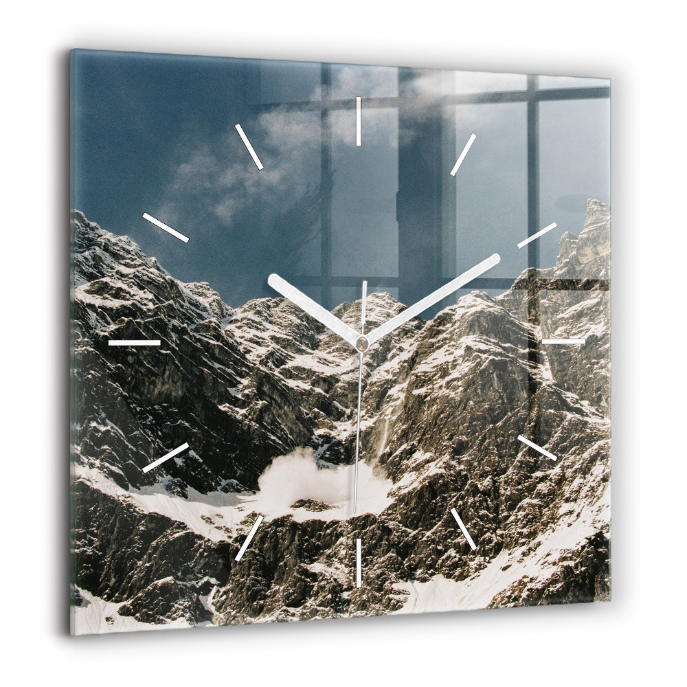 Szögletes fali üvegóra 60x60 Watzmann-hegység