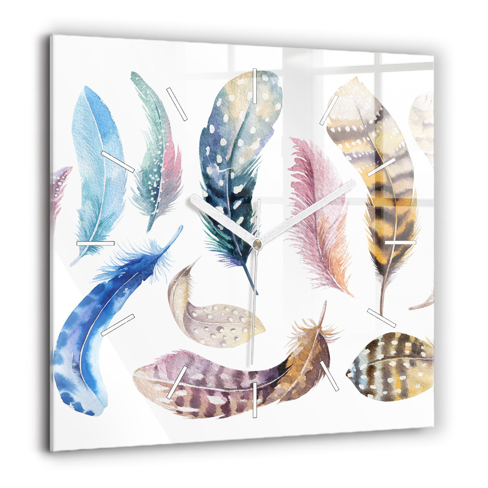 Szögletes fali üvegóra 60x60 Retro művészeti illusztráció