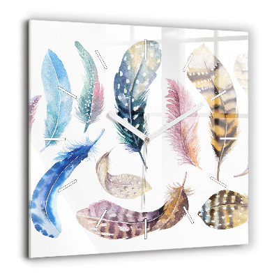 Szögletes fali üvegóra 60x60 Retro művészeti illusztráció