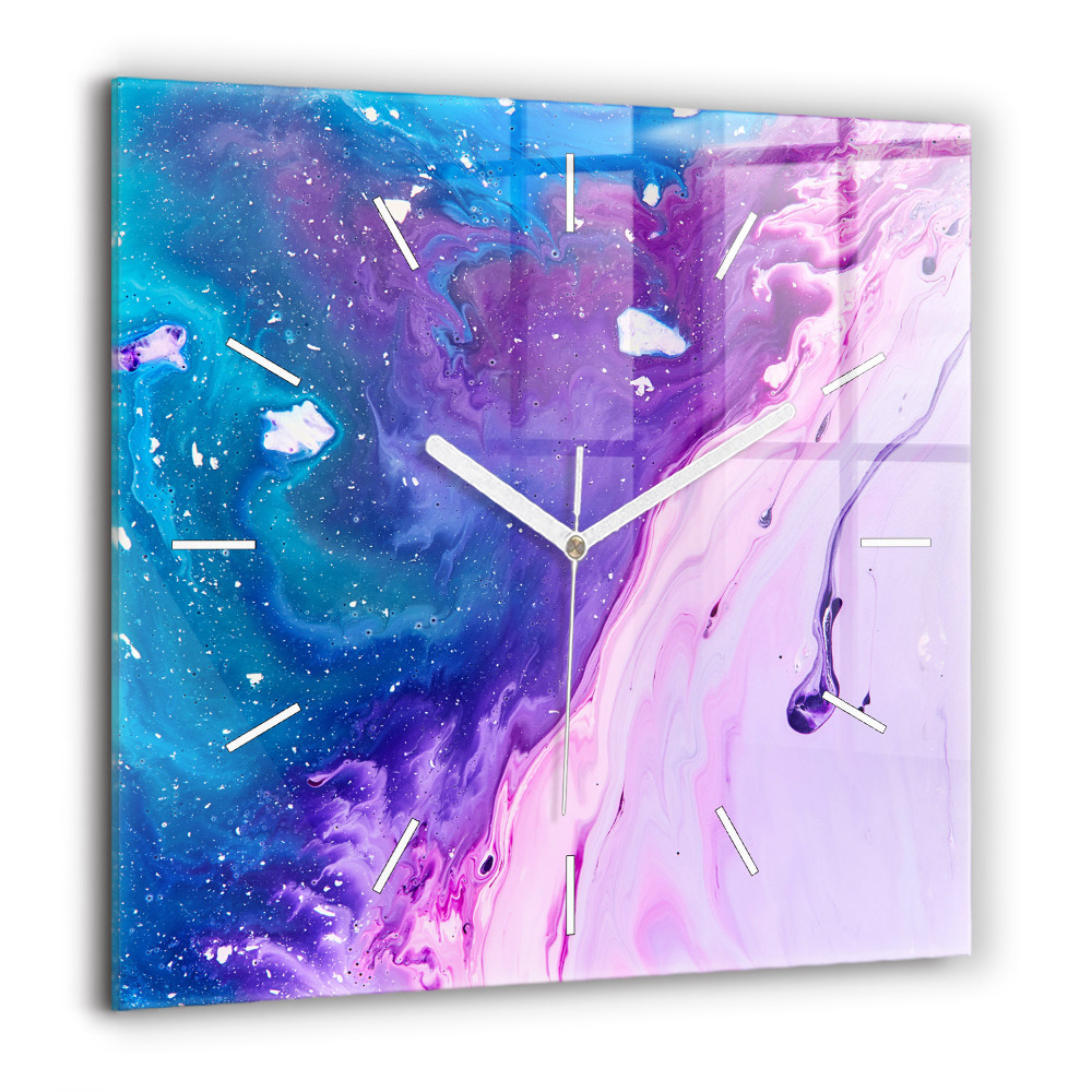 Szögletes fali üvegóra 60x60 Színes háttér