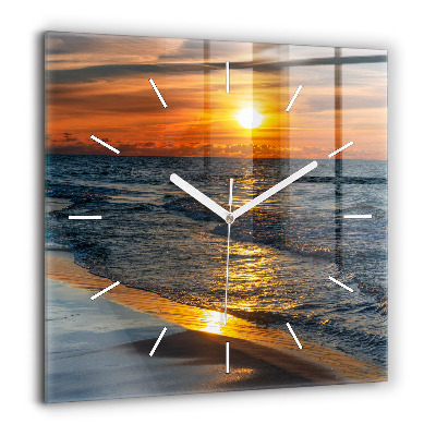 Négyzet alakú üvegóra 60x60 Władysławowo Balti-tenger