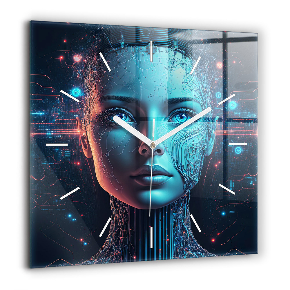 Négyzet alakú üvegóra 60x60 Mesterséges intelligencia