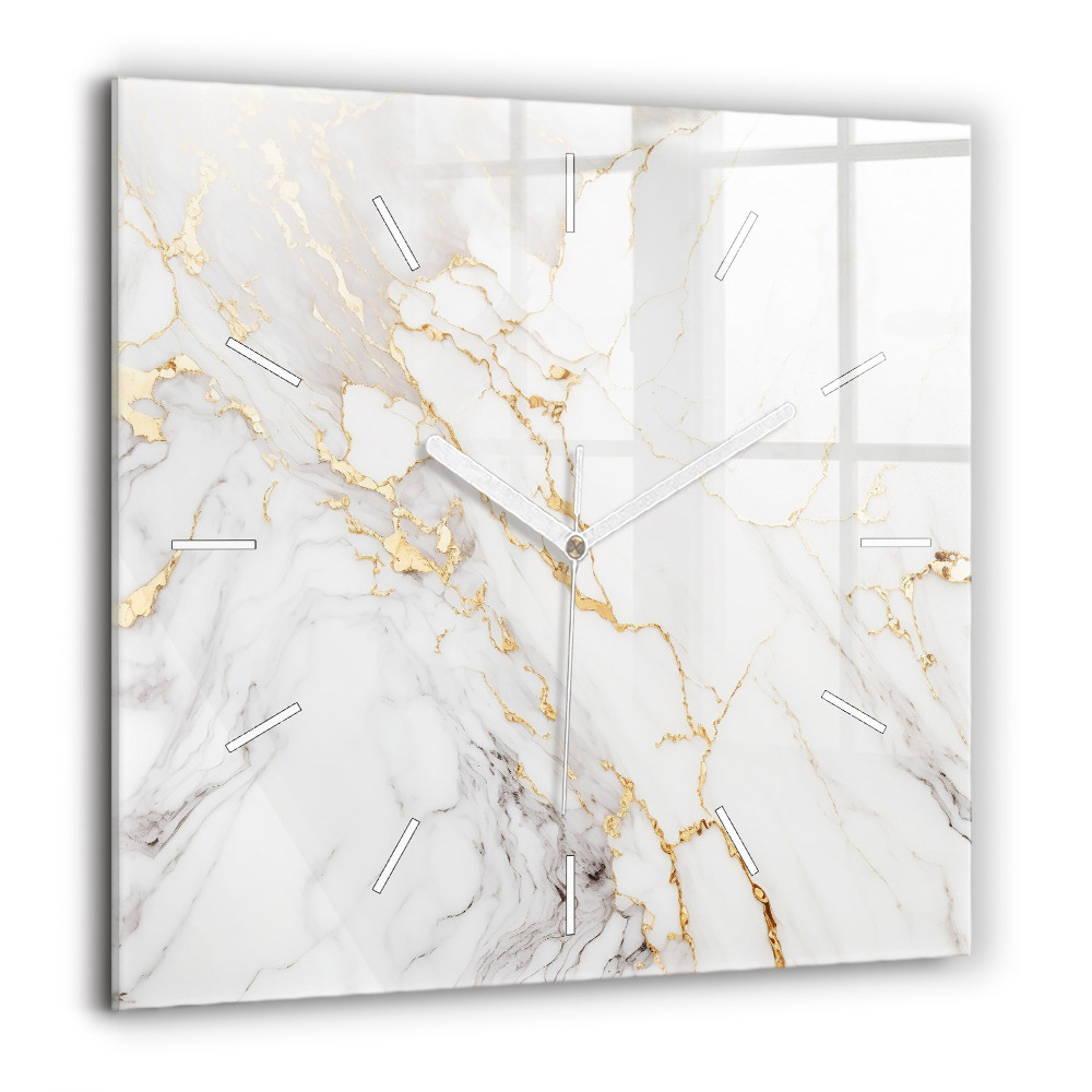 Szögletes fali üvegóra 60x60 Dekoratív márvány