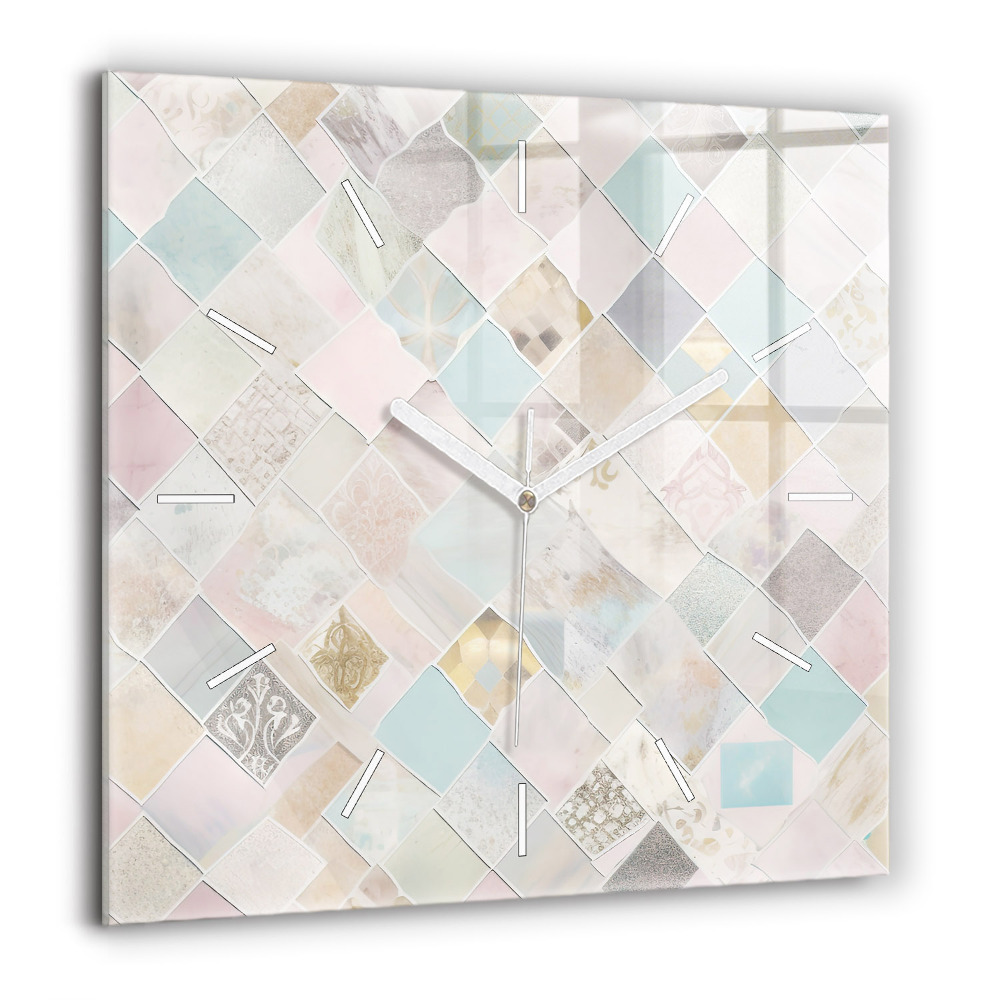 Szögletes fali üvegóra 60x60 Színes csempe