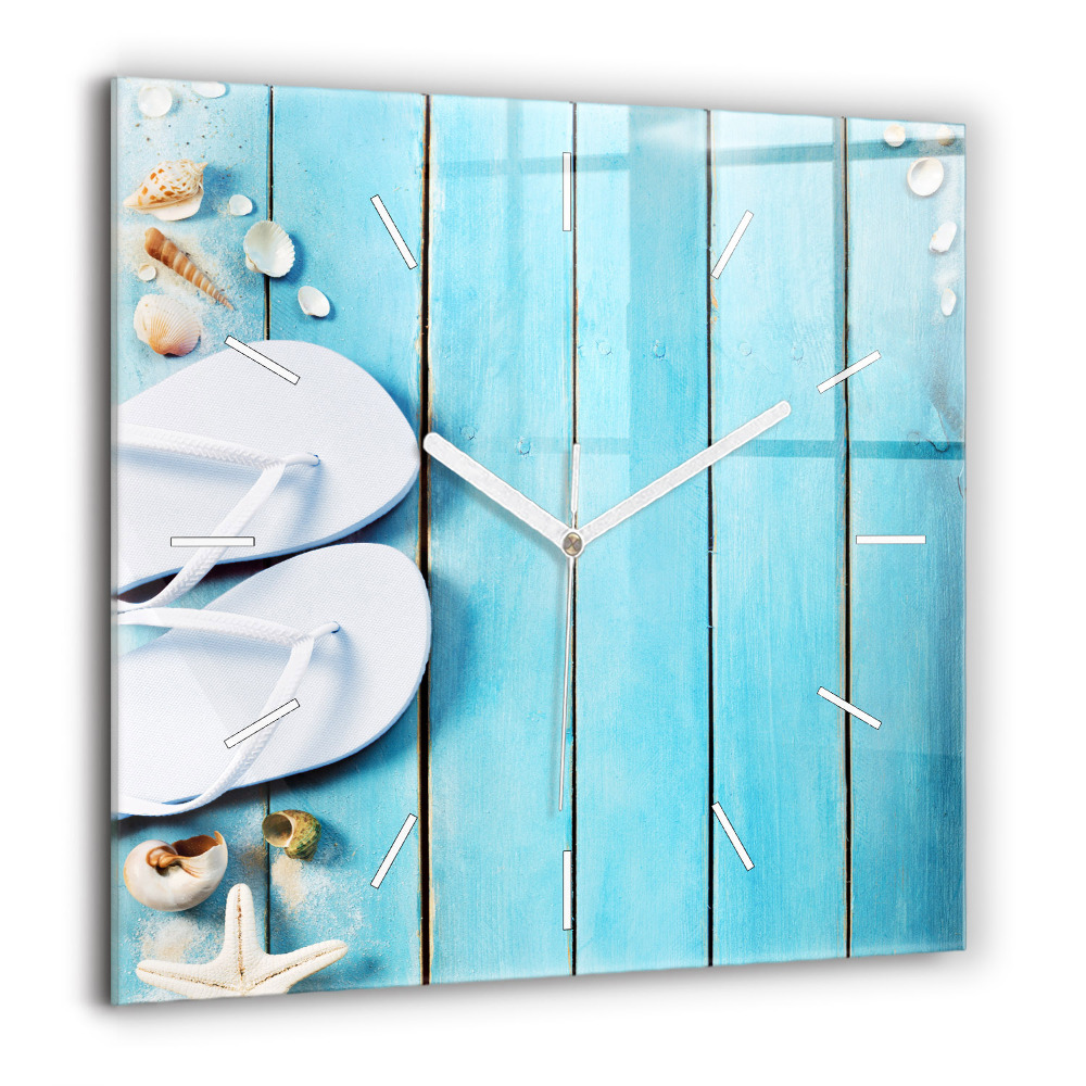 Négyzetes üvegóra 60x60 Ünnepi kiegészítők