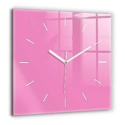 Négyzetes üvegóra 60x60 Sárga