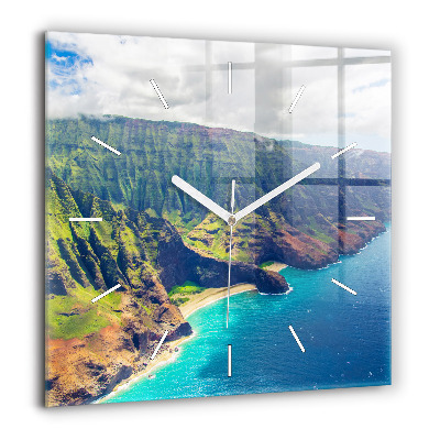 Szögletes fali üvegóra 60x60 Tenger Hawaiin