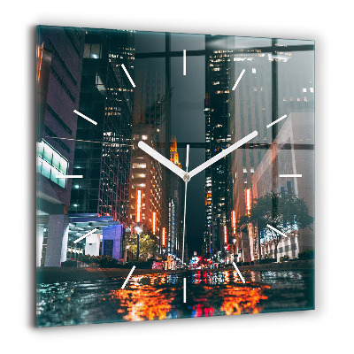 Négyzet alakú üvegóra 60x60 Hilton Hotel Houstonban