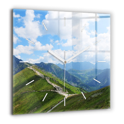 Szögletes üvegóra 60x60 Kasprowy Wierch Zakopane