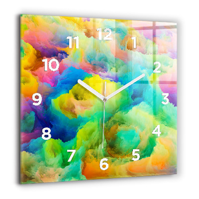 Szögletes fali üvegóra 60x60 Fraktál textúra