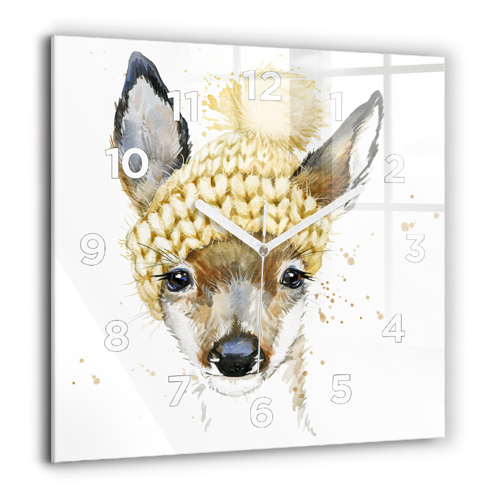 Szögletes üvegóra 60x60 Szarvas