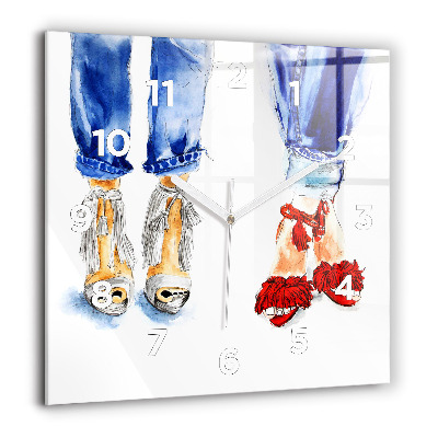 Négyzetes üvegóra 60x60 Női kitűzők