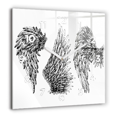 Négyzet alakú üvegóra 60x60 Angyalszárnyak