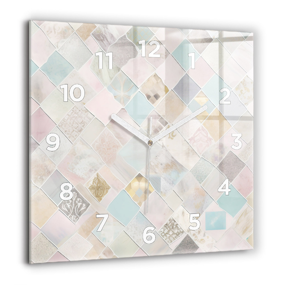 Szögletes fali üvegóra 60x60 Színes csempe