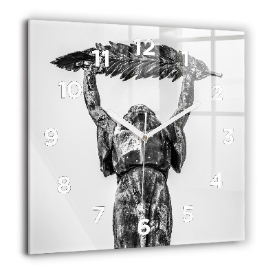 Szögletes fali üvegóra 60x60 Szabadságszobor Budapesten