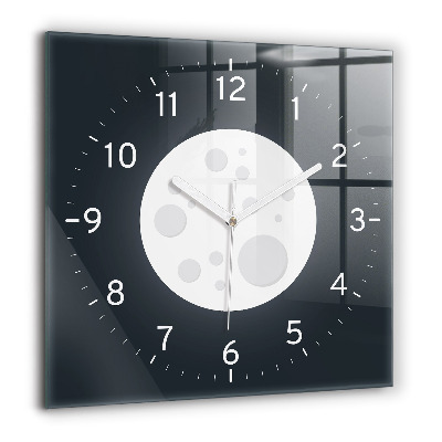 Szögletes fali üvegóra 60x60 Telihold