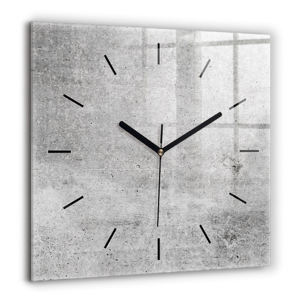 Szögletes üvegóra 60x60 Nyers fal