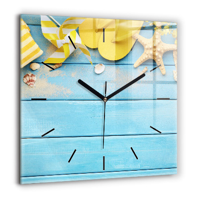 Négyzetes üvegóra 60x60 Tengerparti kiegészítők és deszkák