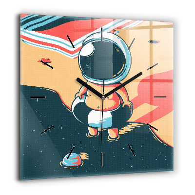 Szögletes üvegóra 60x60 Gyermeki képzelet