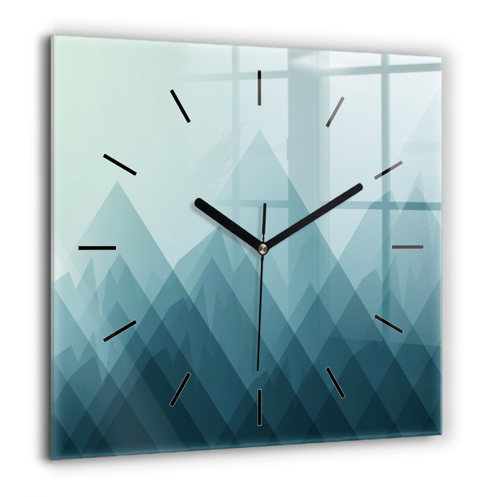 Szögletes fali üvegóra 60x60 Geometrikus figurák