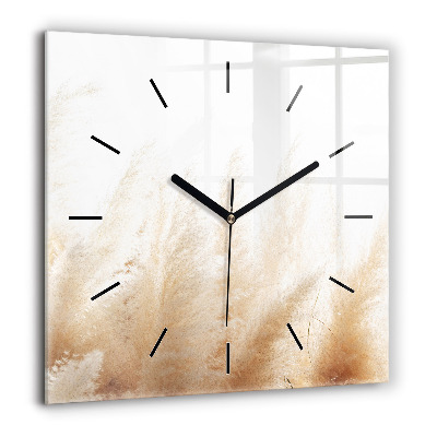 Szögletes fali üvegóra 60x60 Gabonafül