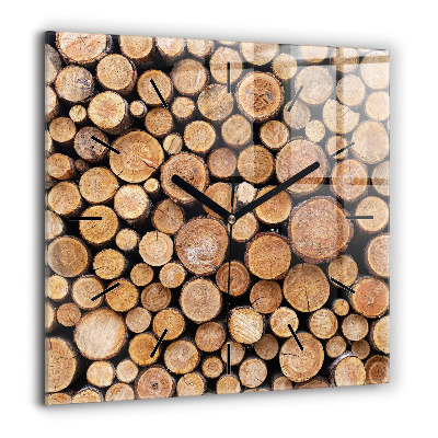 Négyzet alakú üvegóra 60x60 Fák gyűrűi