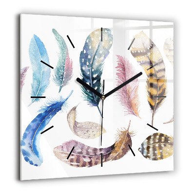 Szögletes fali üvegóra 60x60 Retro művészeti illusztráció