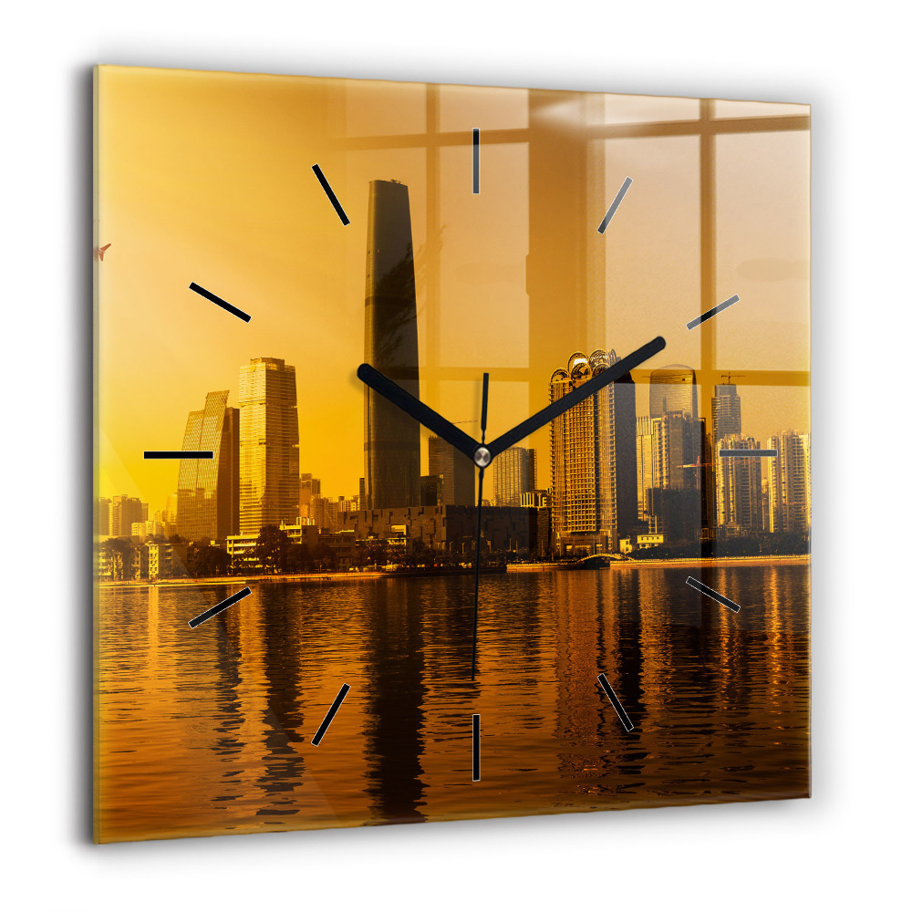 Négyzet alakú üvegóra 60x60 Zhujiang folyó, Kína