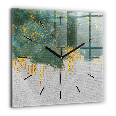 Négyzetes üvegóra 60x60 Dekoratív minta