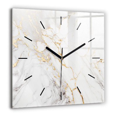 Szögletes fali üvegóra 60x60 Dekoratív márvány