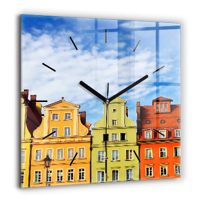 Szögletes fali üvegóra 60x60 Wroclaw - óváros